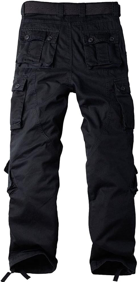 Men's BDU Casual Military Pants, Tactical Wild Army Combat ACU Rip Stop Camo Cargo Work Pants Trousers with 8 Pockets - Image 6