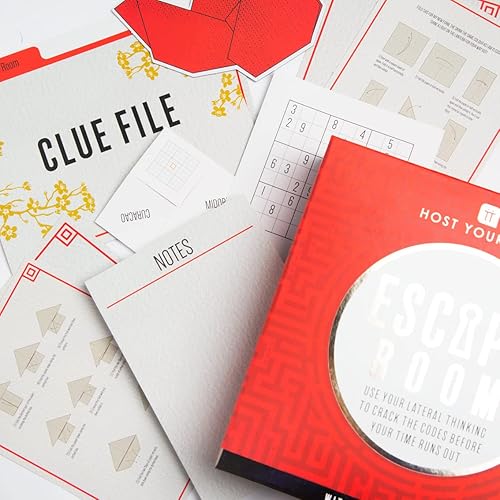 Miniatura 7 de Talking Tables Juego de Escape Room en casa, organiza tu propia noche de juegos, temática japonesa, final interactivo, para fiestas de cumpleaños,