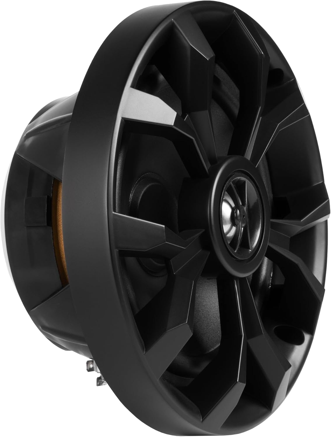 BELVA BBMS65B 400W Peak (200W RMS) 6.5" 2-Way Black Coaxial Marine Speakers for Boats/ATV/UTV/SxS/Powersport