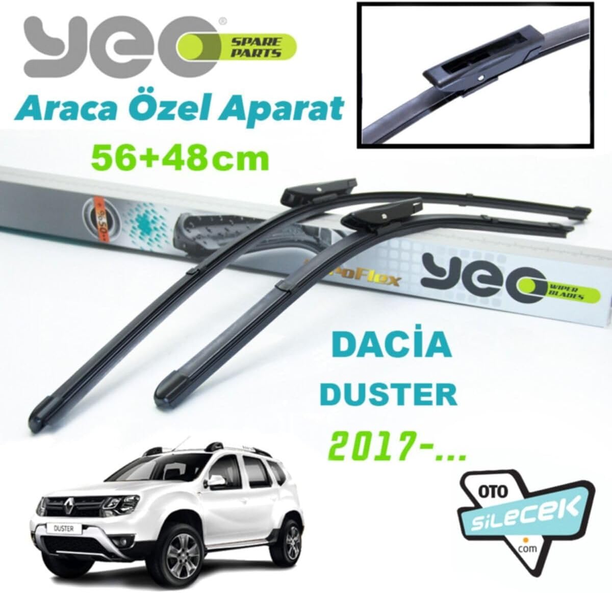 Yeo Dacia Duster ile Uyumlu Silecek Takımı 2017-..