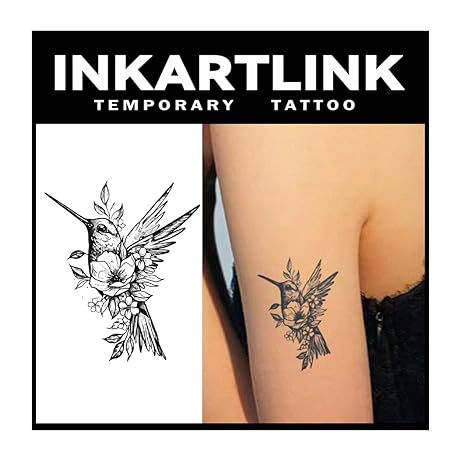INKARTLINK Tattoo Tech, 3 Sheets Small Semi Permanent Tattoo, Adult Art Design Temporary Tattoos, La&hellip;
