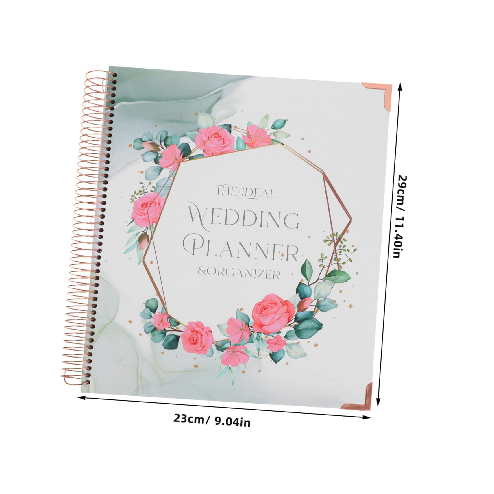 Lurrose Hochzeitsplaner aus Papier mit Checkliste und Detailliertem Zeitplan für Verlobung Hochzeitsplanung und Hochzeit