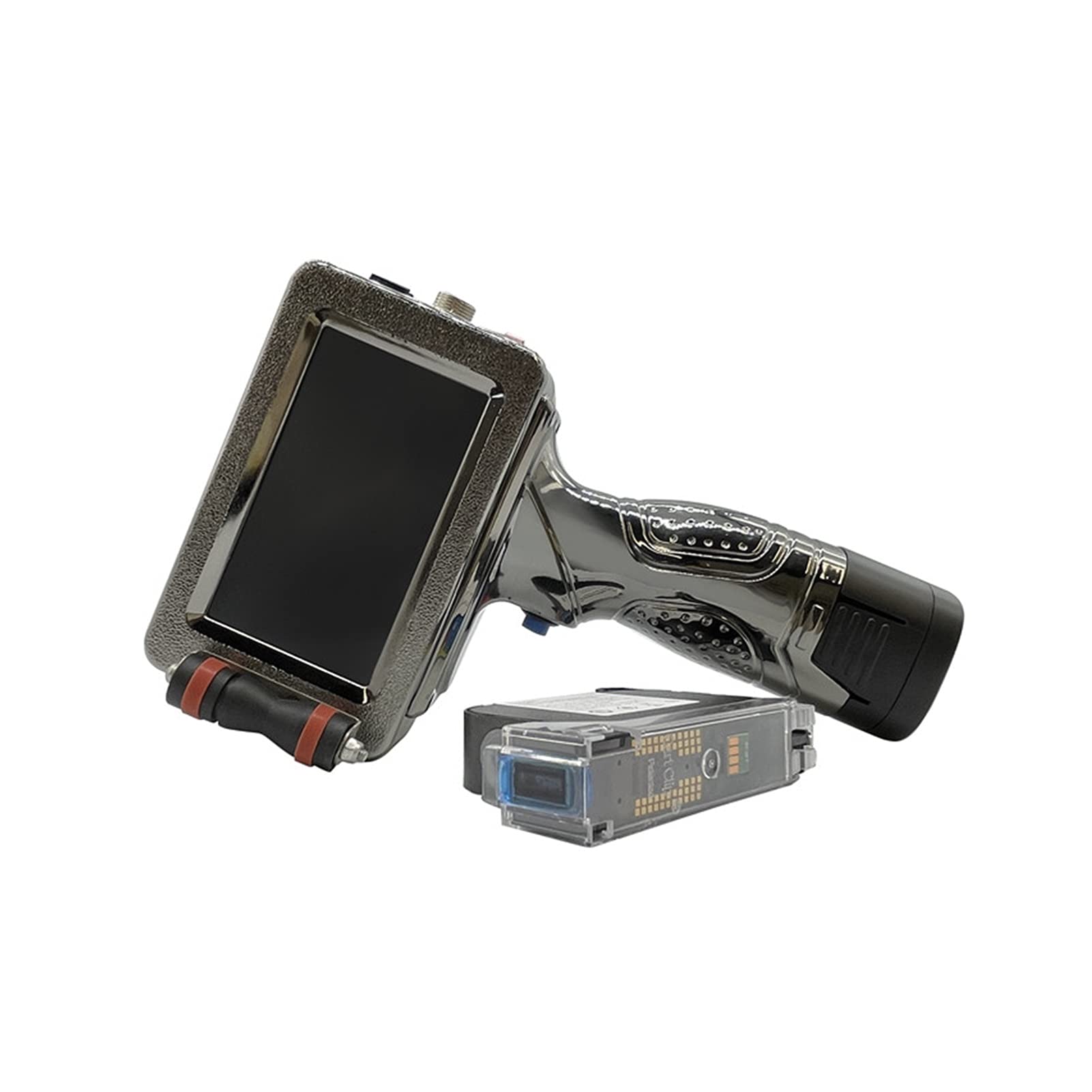 25.4mm zmienna QR. Kod barowy Kod numer Data LOGO Data ważności Etykieta Portable Handheld Handheld Thermal Inkjet Drukarka(Arabic with ink)