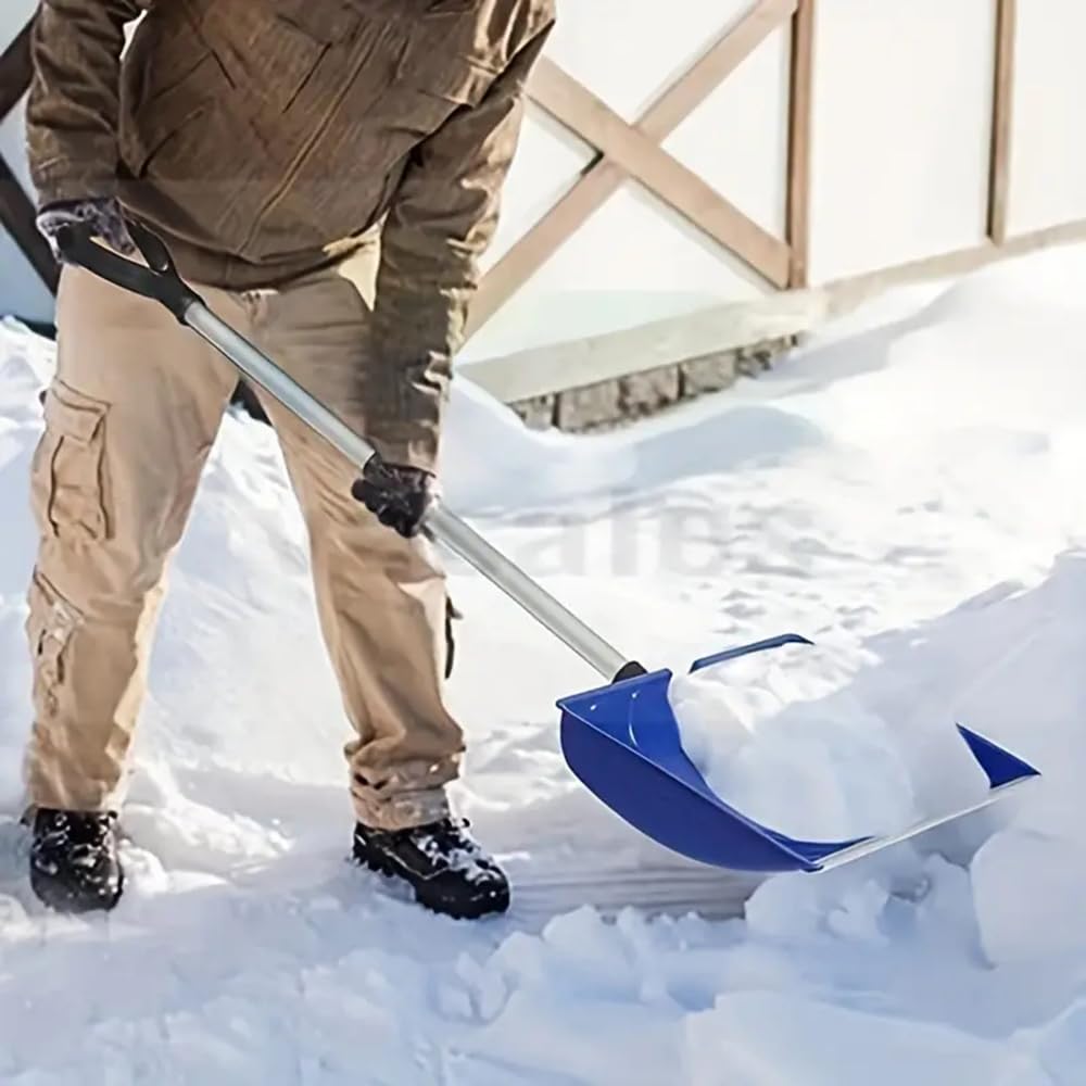 Pala De Nieve Nanga Ajustable (Pack X2) – Robustez De Aluminio/Acero Para Coche Y Servicio Invernal