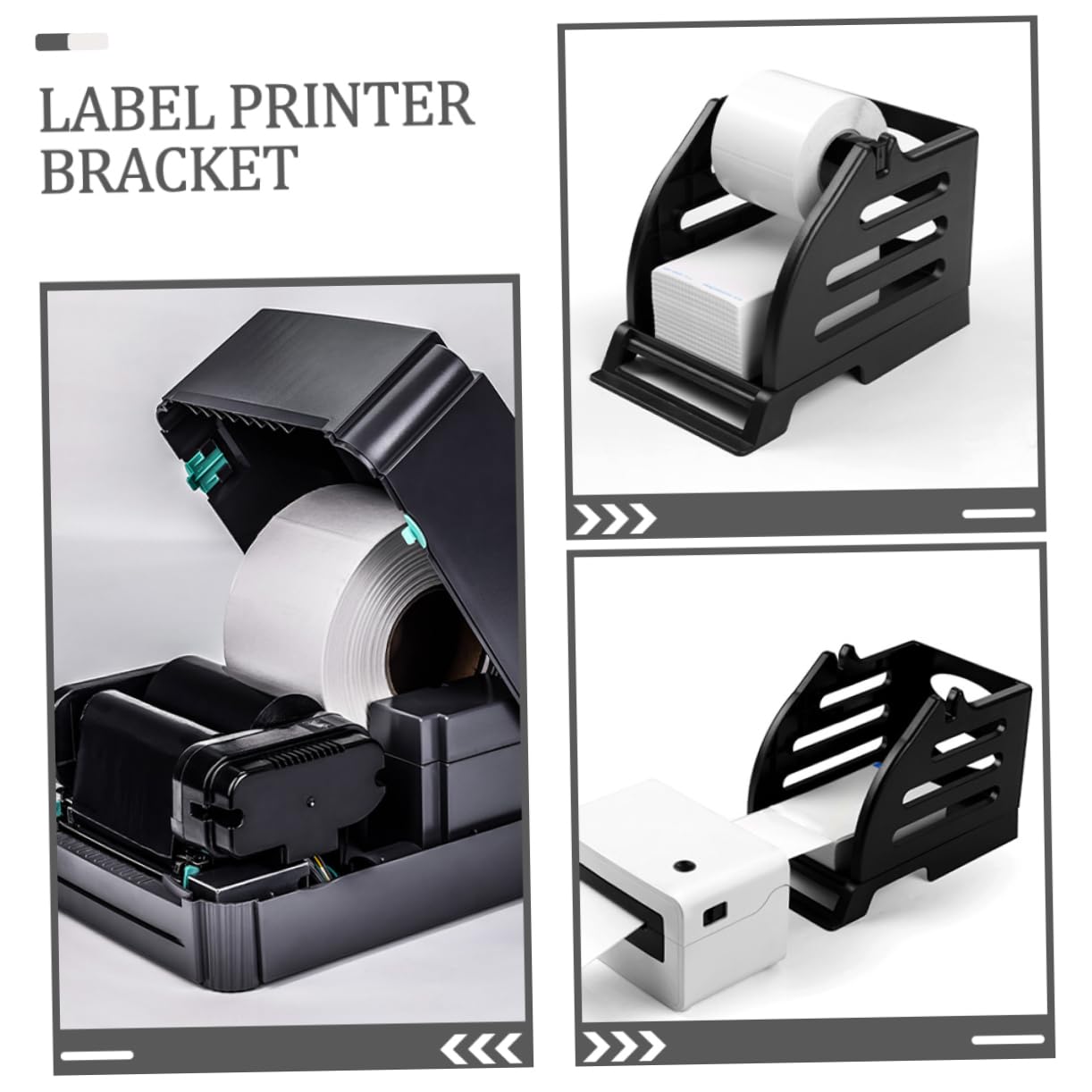SHINEOFI 5 Pezzi Supporto Per Rotolo Di Nastro Per Etichette Termiche Supporto Per Rotolo Di Etichette in Plastica Supporto Per Etichette Di Spedizione Supporto Per Stampante Da Tavolo