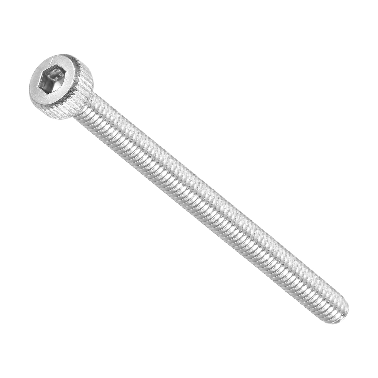 METALLIXITY Socket Head Cap Screw(M2-0.4x28mm)30Pcs, 304 Stainless Steel Allen Socket Drive Metric - Machine Internal Hex Screw UNC Coarse Thread, Silver Tone — image 1