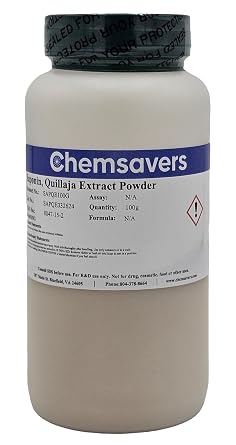 Saponin, Quillaja Extract Powder, 100%, 100g