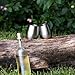 HomeLife Solutions Stainless 18 oz Steel Stemless Wine and Cocktail Glasses Pack of 2