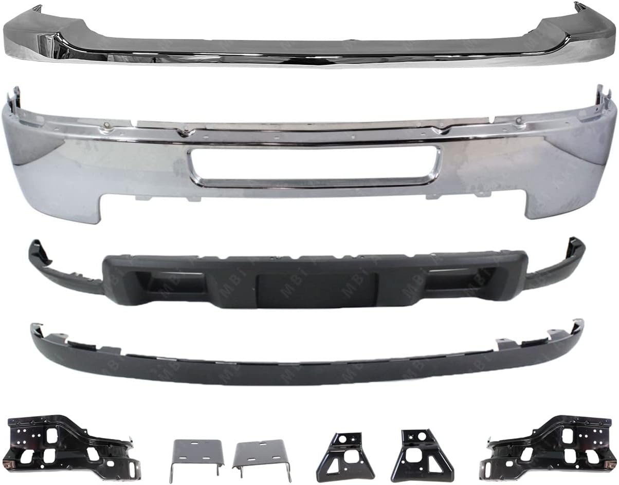 BUMPERS THAT DELIVER Chrome, Steel Front Bumper Face Bar