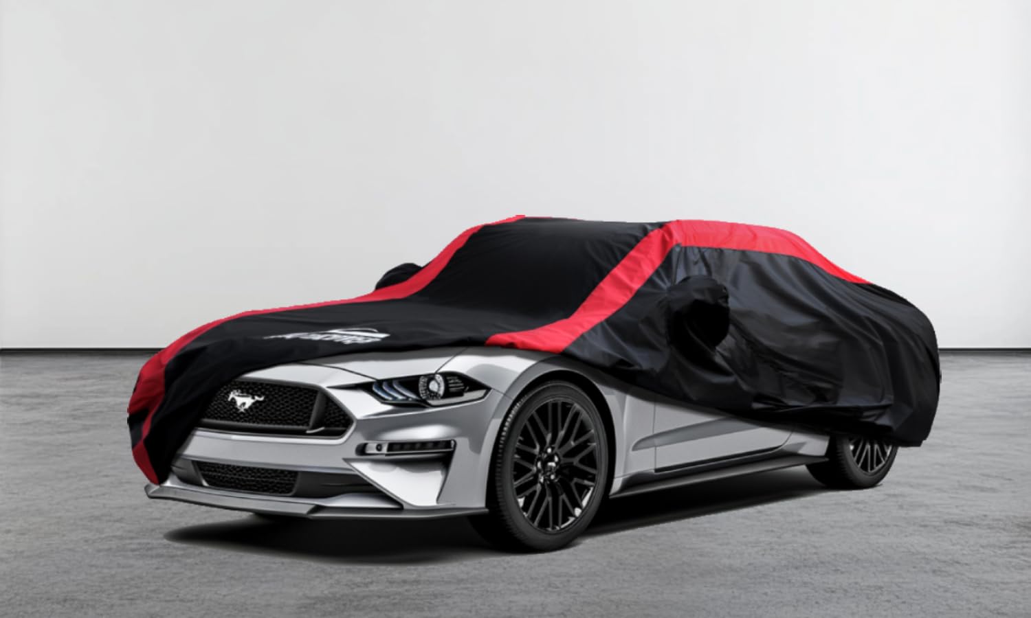 Mustang Car Cover Waterproof All Weather with Red Strip Design Custom Fit for Ford Mustang 1994 2025 Mustang — view 7
