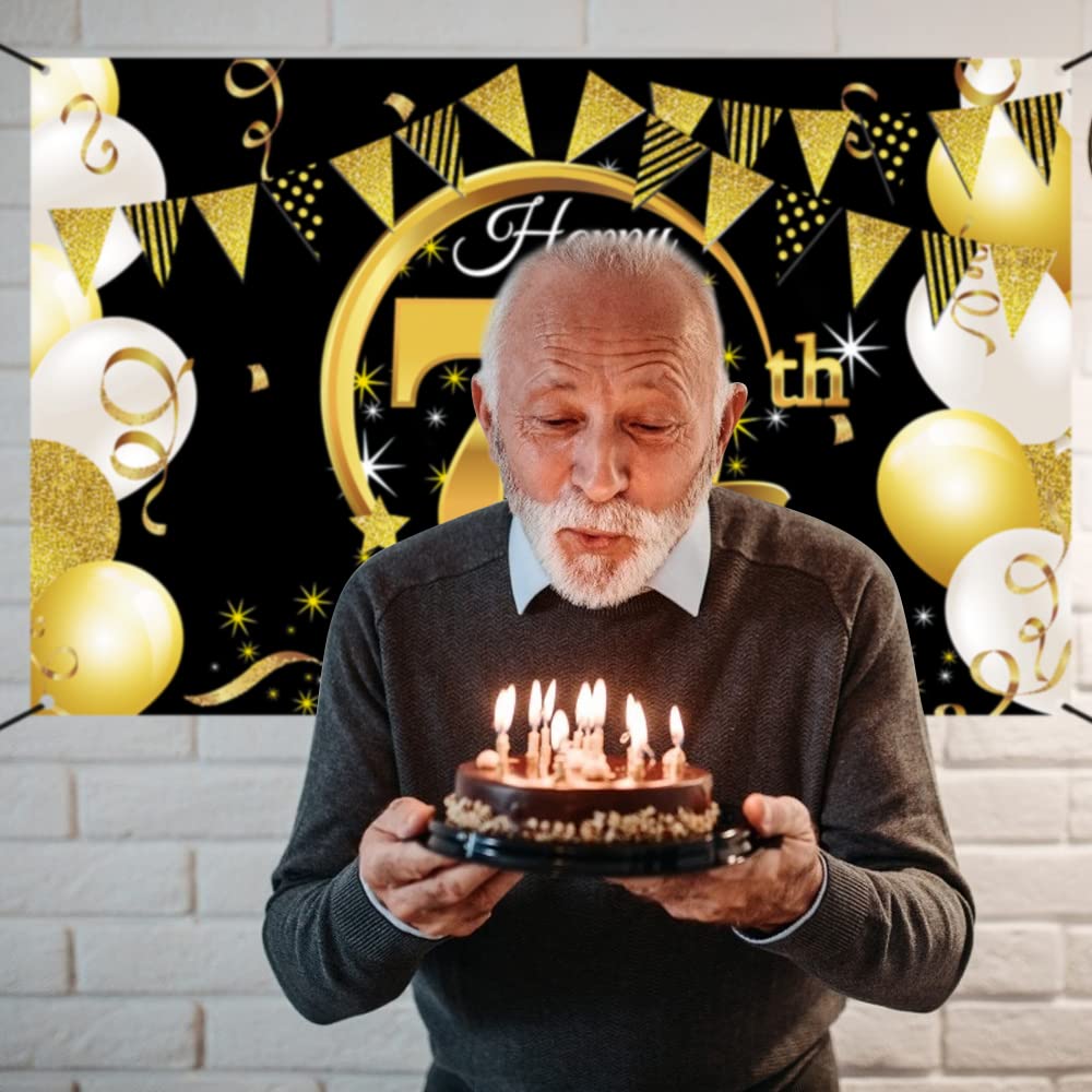 Assiette Jetable Anniversaire 70 Ans OR - Decoration Anniversaire 70