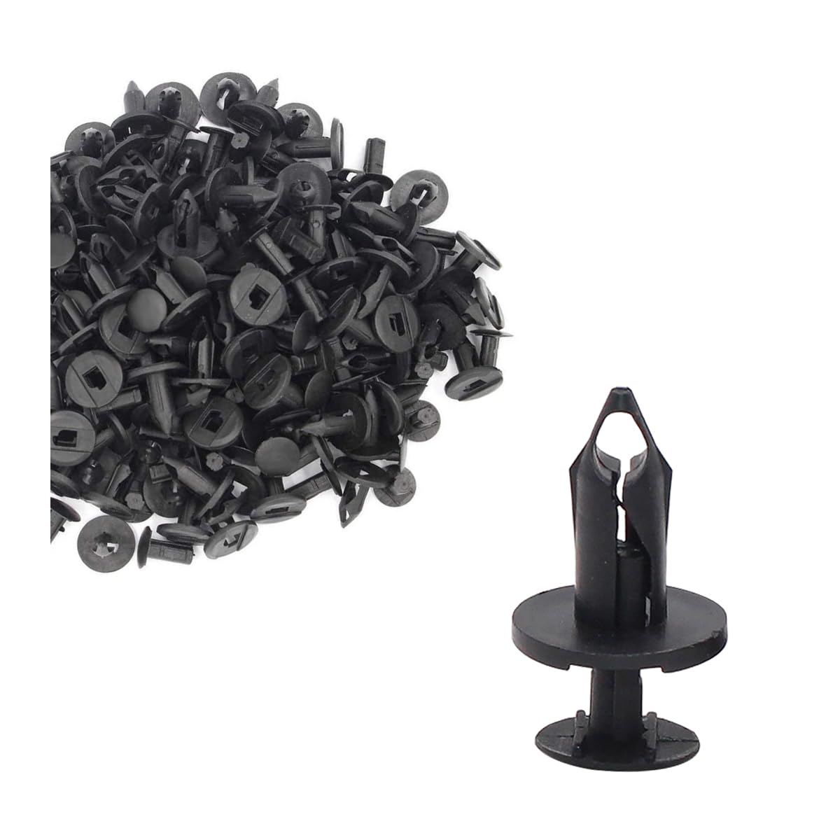 CGEAMDY Lot De 50 Clips De Fixation Pour Voiture - Attaches Pare-Chocs, Porte, Panneaux Intérieurs