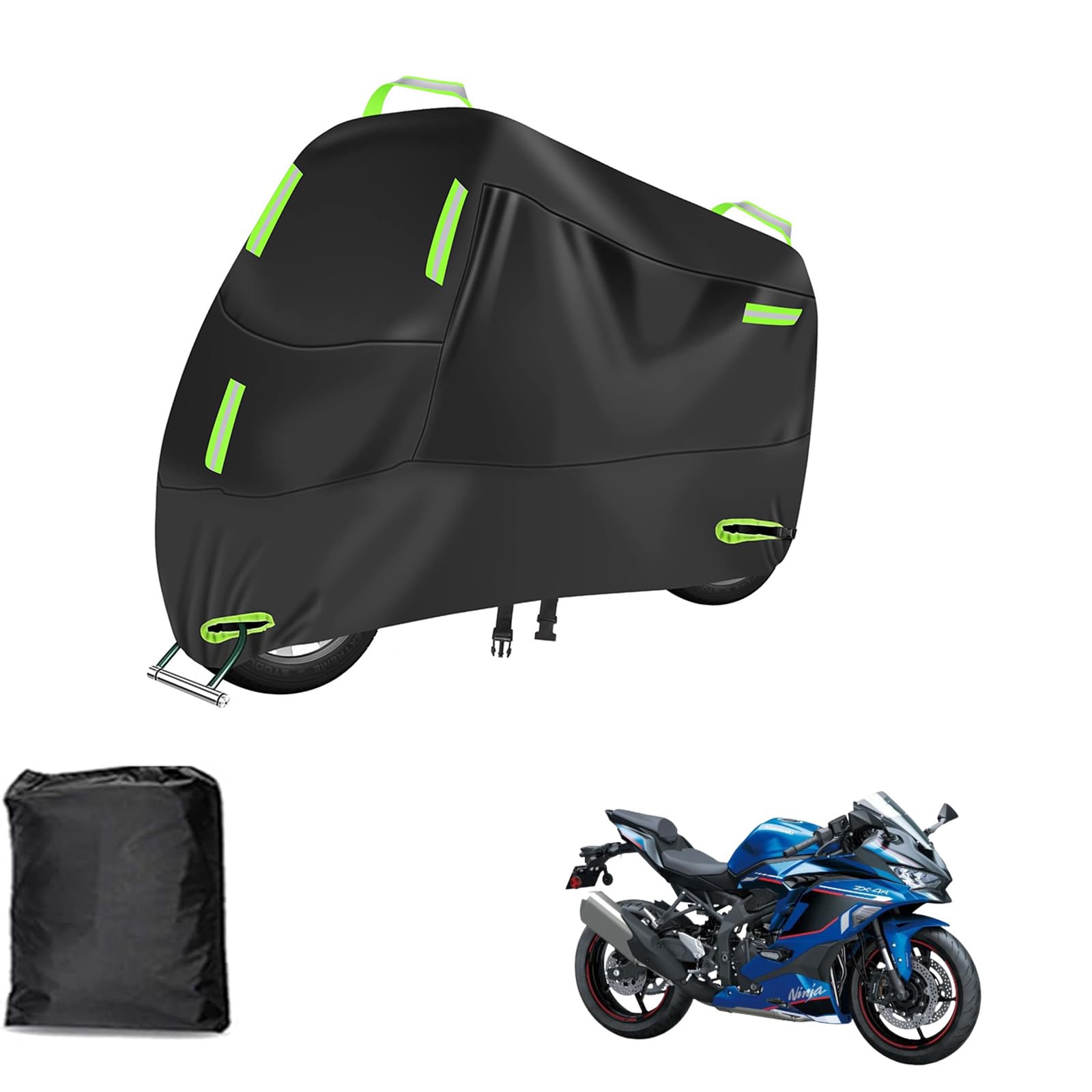Amazon | バイクカバーに適用 ZX-4R SE紫外線防止 防風 防埃 防水 防雪