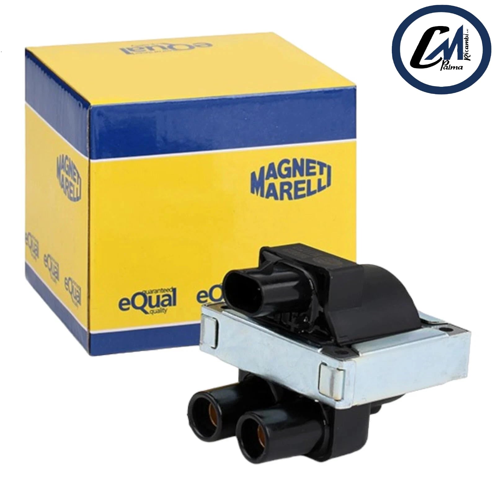 2 BOBINE D' ACCENSIONE MAGNETI MARELLI PER PANDA 141/169 / 312 E YPSILON