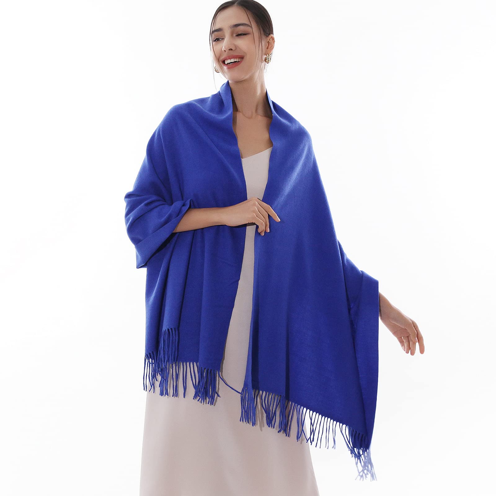 RIIQIICHY Sciarpa Donna Invernale Pashmina Scialle Caldo Stola Elegante per Abito da Sposa Cerimonia Donna