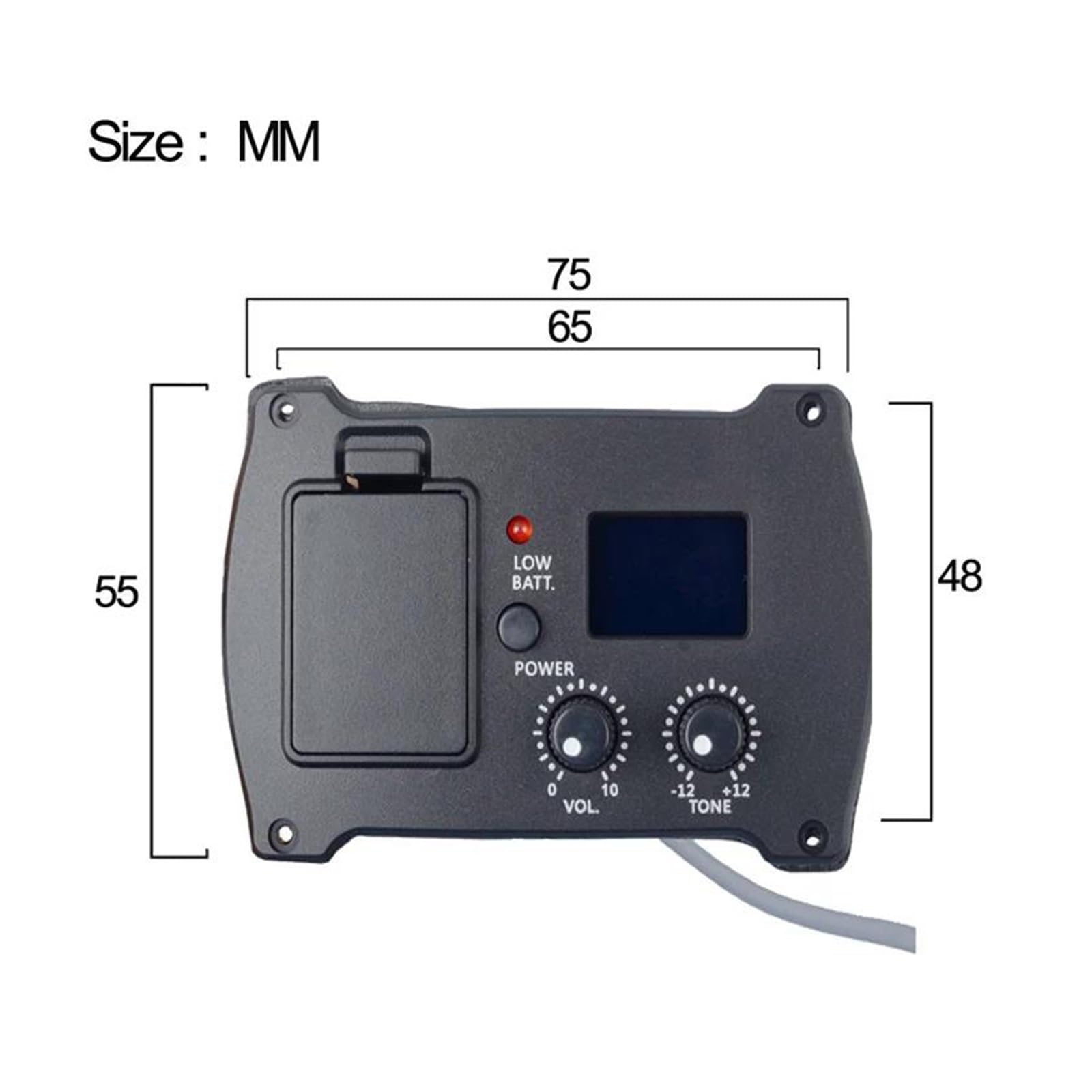 Equalizzatore E Sintonizzatore Per Parti Di Chitarra 2 In 1 Chitarra Acustica Professionale Pickup Equalizzatore Preamplificatore Semplice Con Sintonizzatore