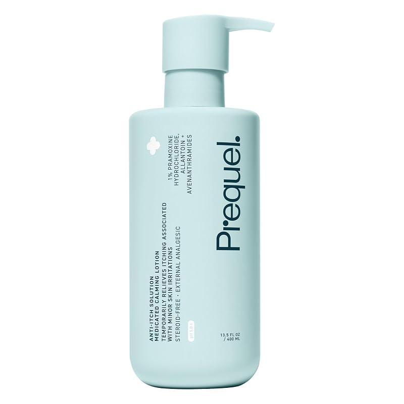 Loção corporal Prequel com pramoxina, 13,5 oz