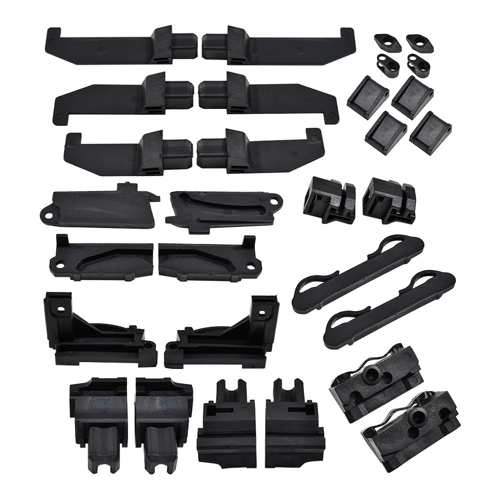 Kit de Reparación para Guías Deslizantes Soportes del Techo Convertible Compatible con Fiat 500 Cabrio 9099898