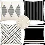 RABUSOFA Fall Outdoor Pillow Covers 16x16 Inch Set of 4,Waterproof Throw Pillow Covers,Outdoor Decor Pillows,Boho Farmhouse Decroaions Cushion for Sofa Couch Patio Furniture Rust (Rust, 16"X16")