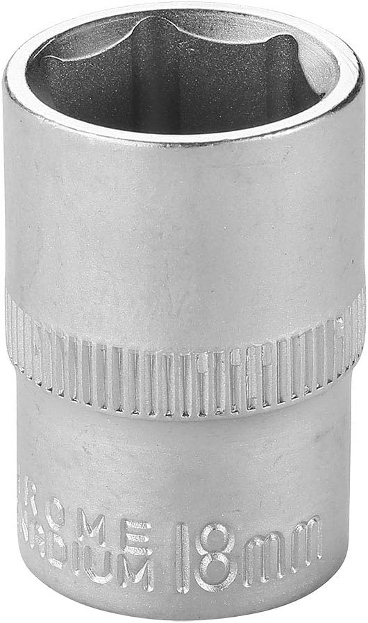 RHINO - Socket sets - Hex socket, short metric - 6 point - Diameter 18 mm - 1/2" square drive - High quality (Chrome Vanadium) - Lifetime warranty - Multiple sizes available