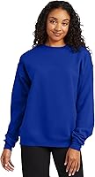 Vista 68 de Hanes Men's Ecosmart Fleece Sweatshirt, Pullover Crewneck Sweatshirt, Big & Tall, 1 or 2 Pack Denim Blue - 1 paquete