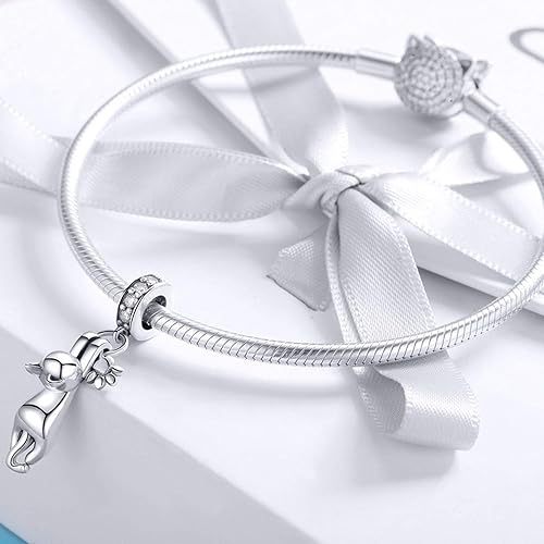 Miniatura 4 de Lindo dije colgante de gato apto para pandora, pulsera, collar, regalos para mujeres