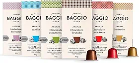 Kit de Cápsulas de Café Experience Baggio Café, compatível com Nespresso, contém 60 cápsulas