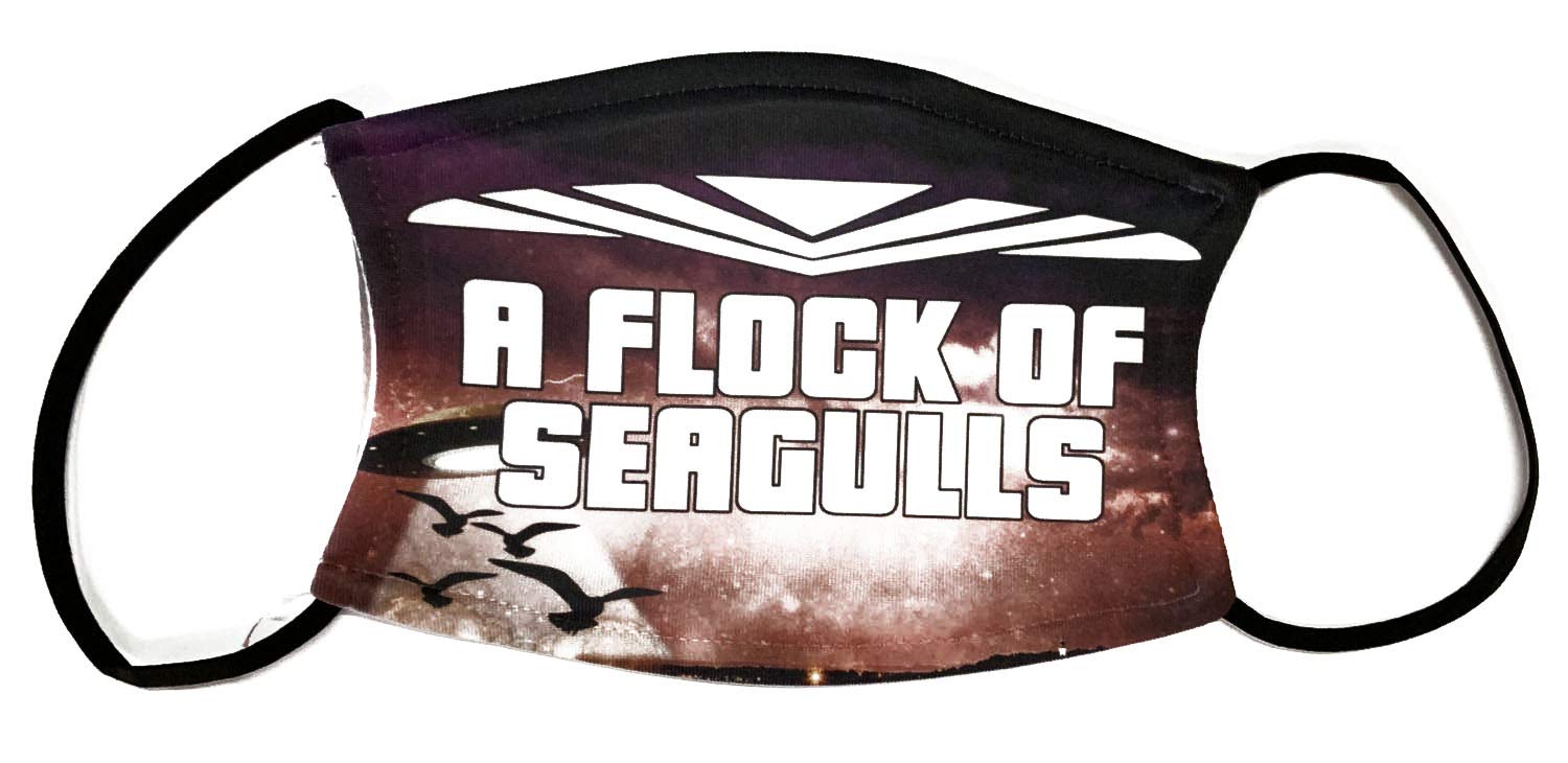 Dress CodeA Flock of Seagulls - Unisex A Flock of Seagulls Space Logo Cloth Face Mask