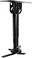 Kanto P301 Universal Projector Mount for Sloped Ceilings - 15-18" Extension, 90° Tilt, 360° Swivel, 22lb Capacity, Black