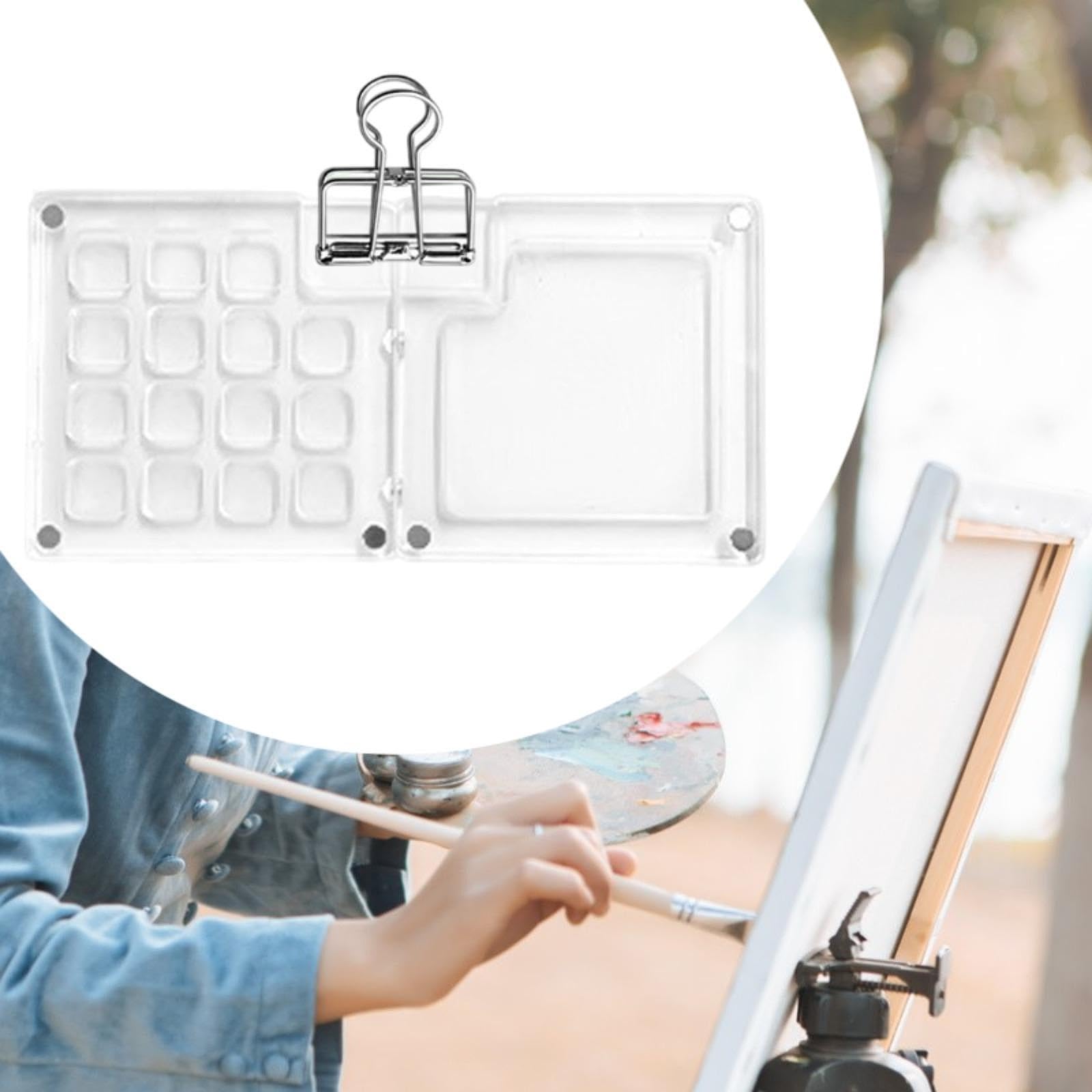 Amazon | Jiangbered 水彩パレット 木製 絵の具セット 携帯用 トラベル