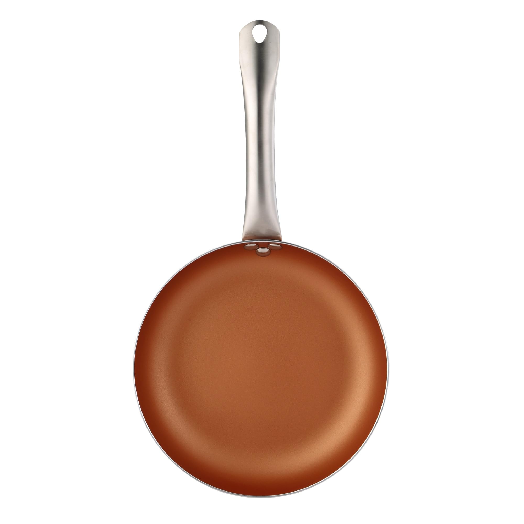 San Ignacio Set de 5 poêles 20,24,28 cm (avec couvercle) aluminium pressé induction avec Set 3 ustensiles de cuisine silicone bois