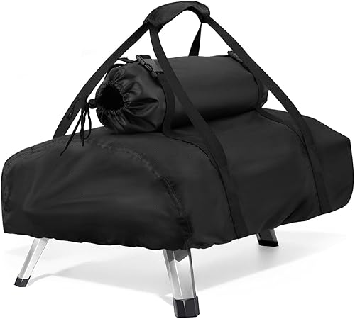 Miniatura 9 de Funda para horno de pizza al aire libre, impermeable, se adapta a horno de pizza de leña giratorio de 12 pulgadas y hornos de pizza de pellets de