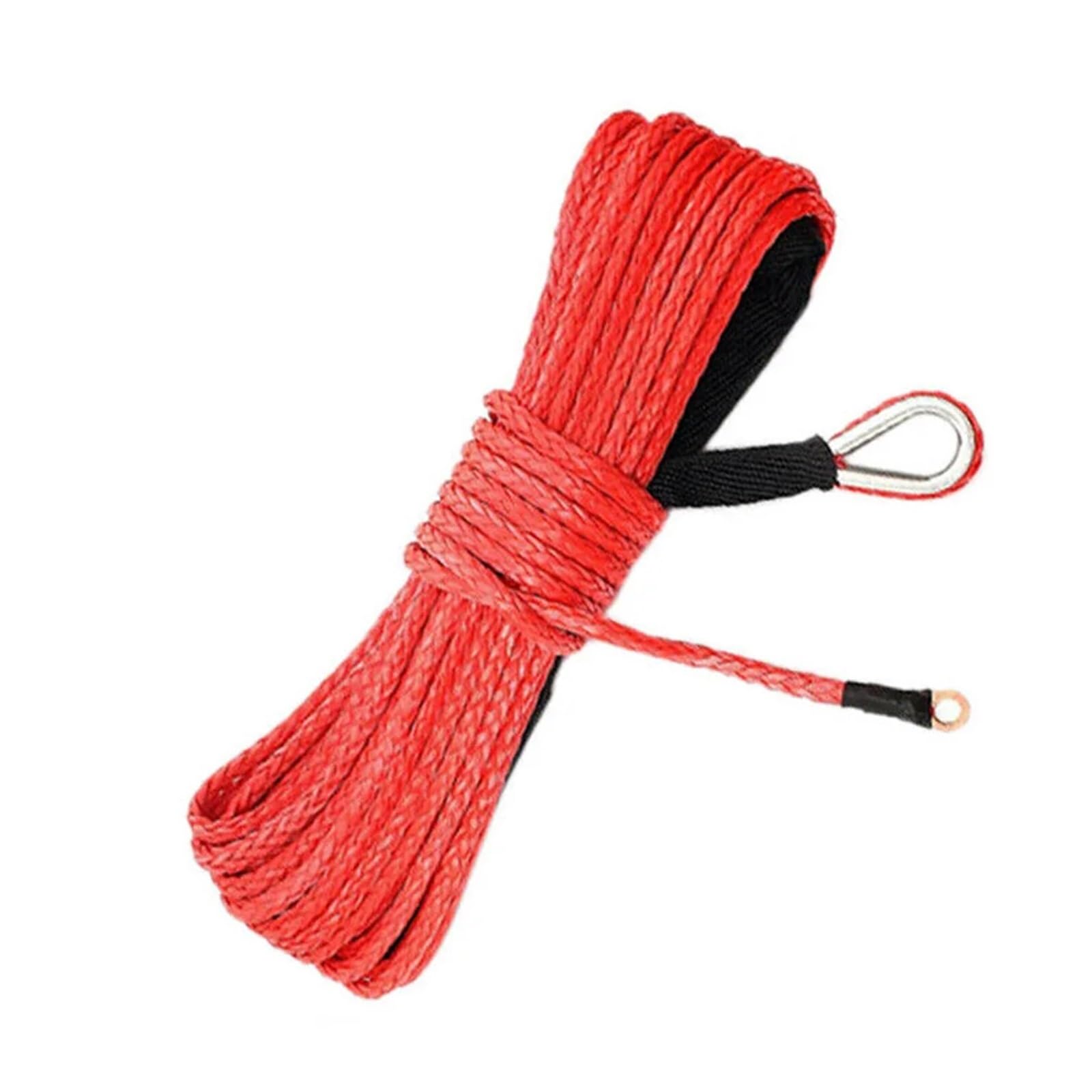 SAeWare Corda di traino per verricello, corda sintetica da 15 m, corda sintetica per manutenzione auto, corda sintetica per argano, per ATV, UTV, fuoristrada, grilli, blu