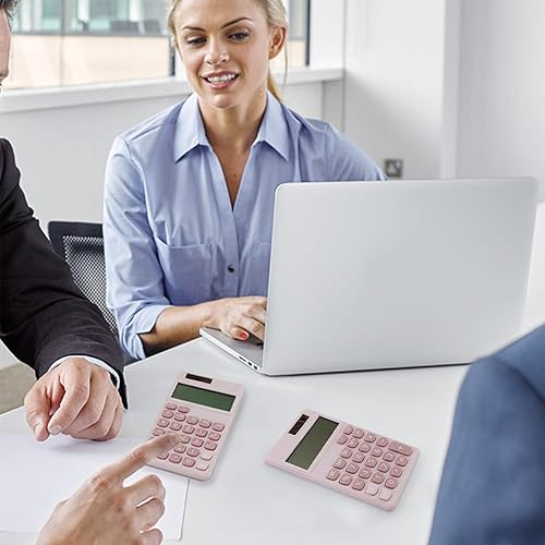 Miniatura 7 de Calculadora pequeña, linda calculadora,Calculadora solar,Calculadora rosa,Calculadora para la escuela,Calculadoras básicas para