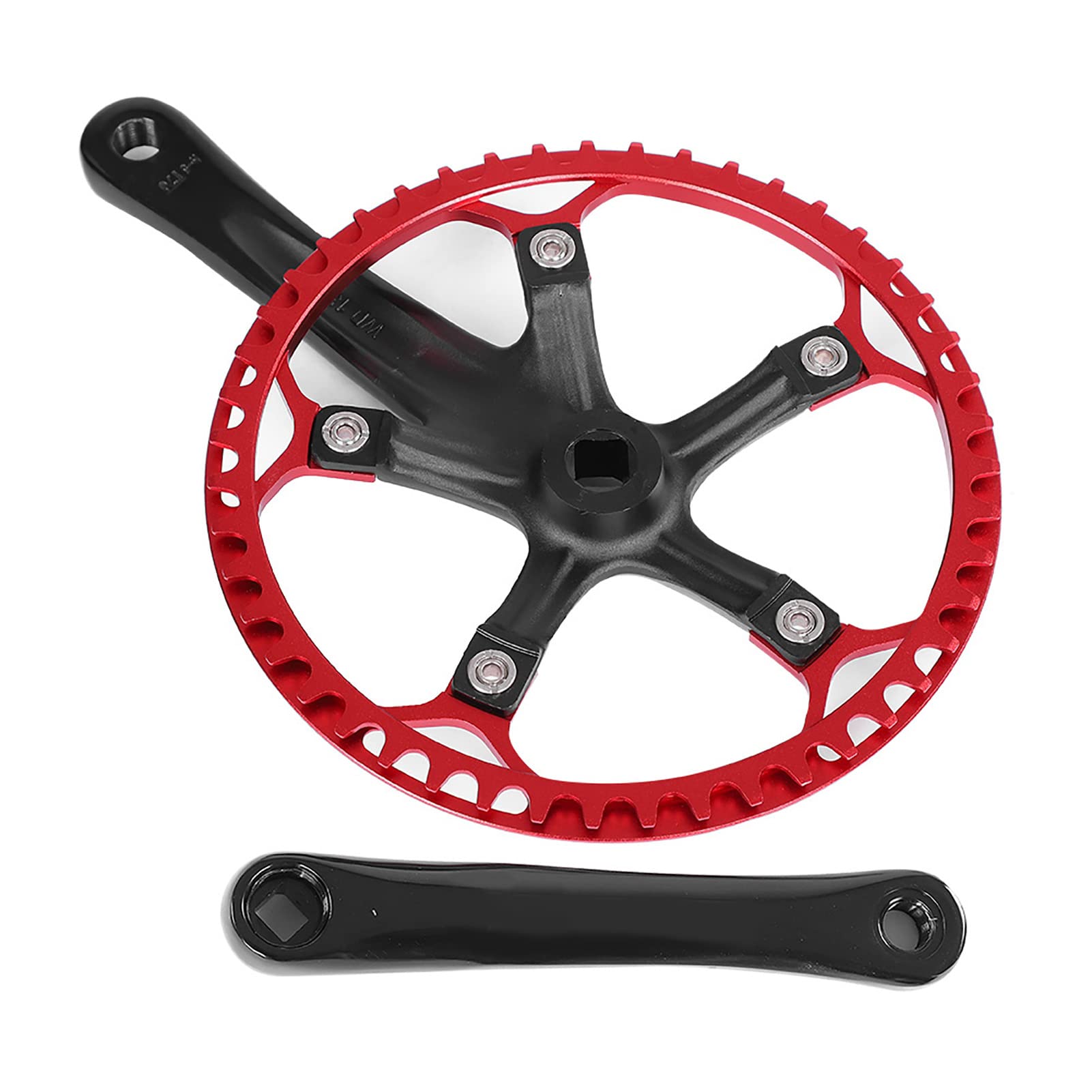 Generic Mechanizm Korbowy Rowerowy Meijun 170mm Lekki Zestaw kół łańcuchowych ze Stopu Aluminium 45T 47T do Rowerów Szosowych i Rowerów Składanych