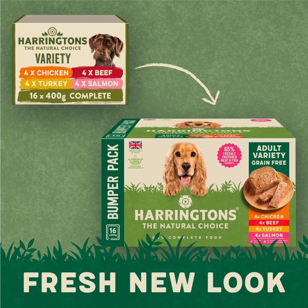 View of Harringtons Complete Wet Tray Grain Free Hypoallergenic Adult Dog Food ...