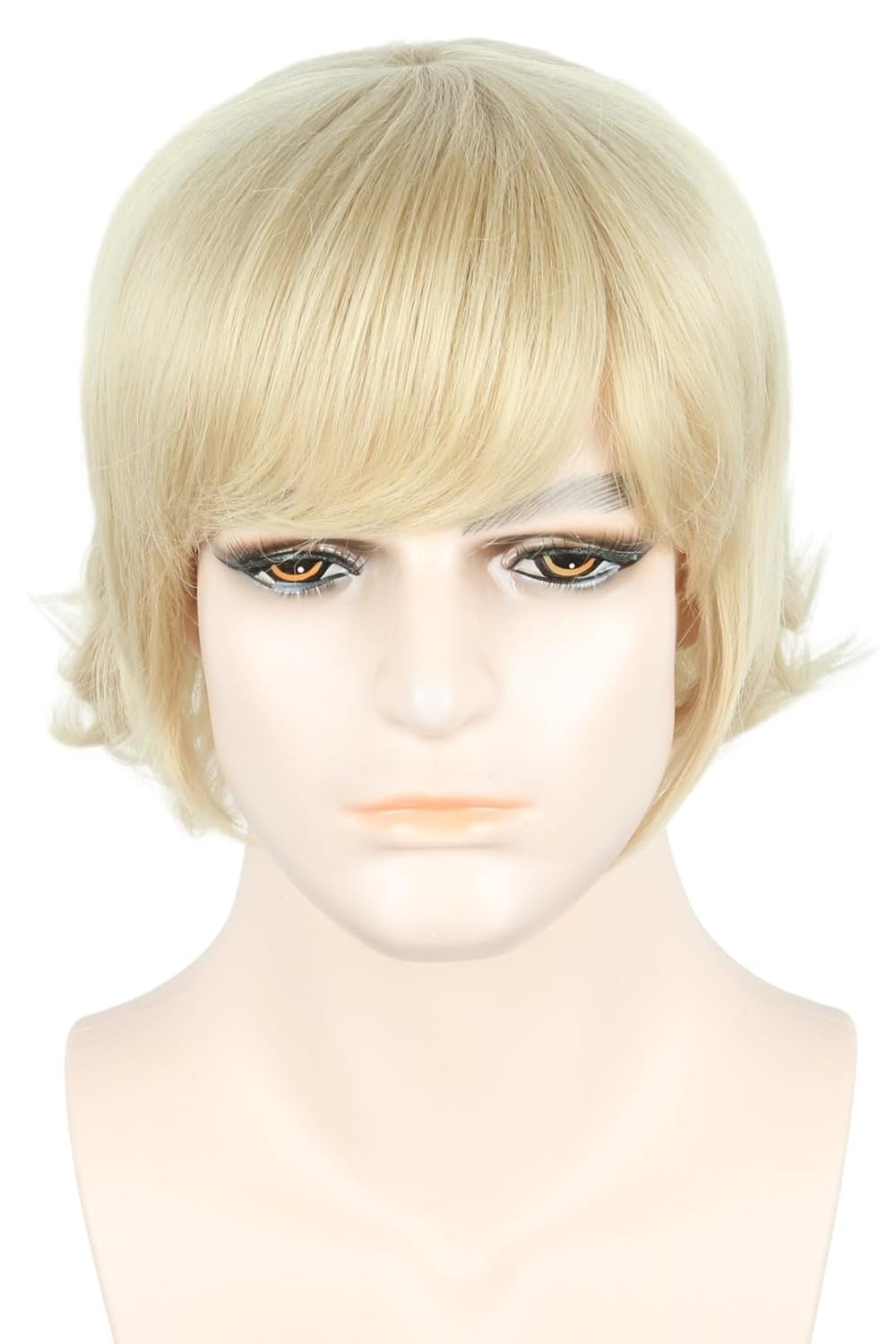 Men's Wig Short Blonde Wig Halloween Costume Cosplay Wig Blonde1