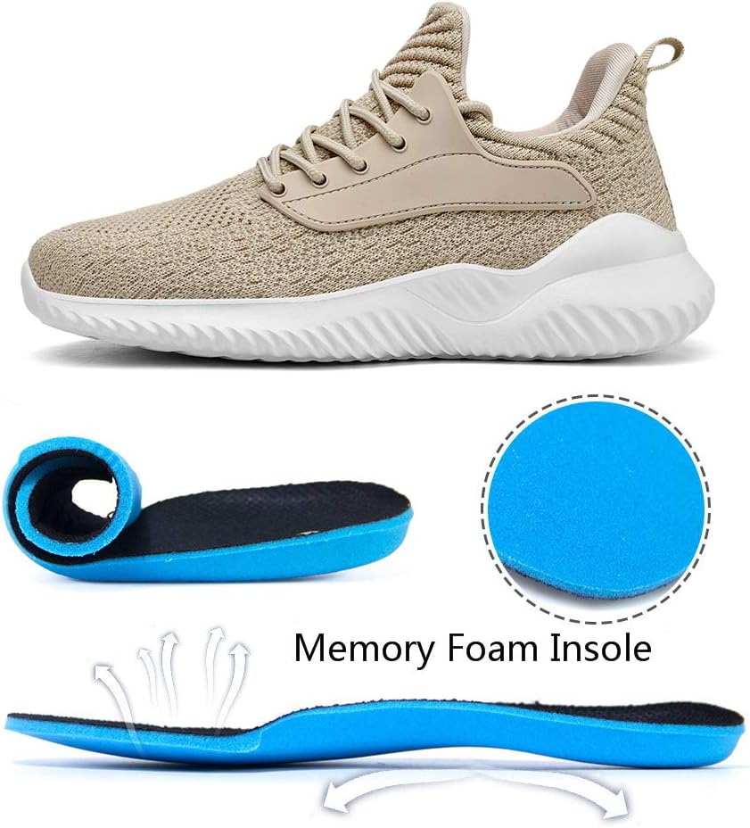 Akk Womens Walking Shoes - Slip On Tennis Running Shoes Memory Foam Lightweight Work Sneakers for Indoor Outdoor Gym - Image 7