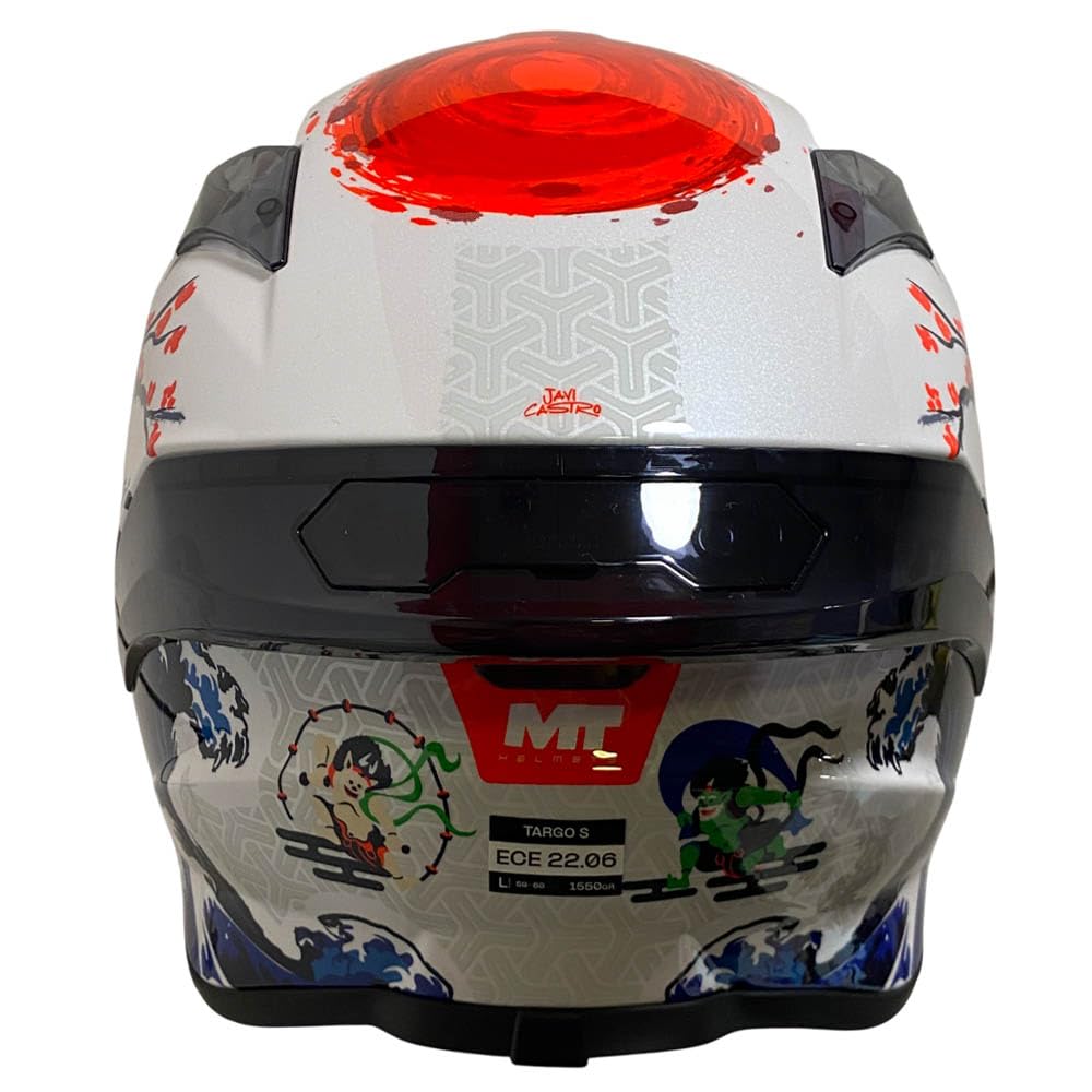 MT Targo S Designed Yamanaka Brillo - Casco de Moto Integral Homologado 22.06