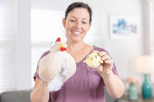 Miniatura 10 de Downtown Pet Supply Juguete de peluche 2 en 1 para perro, tiburón  Juguete de peluche para perro desgarrable con luz duradera en el interior para