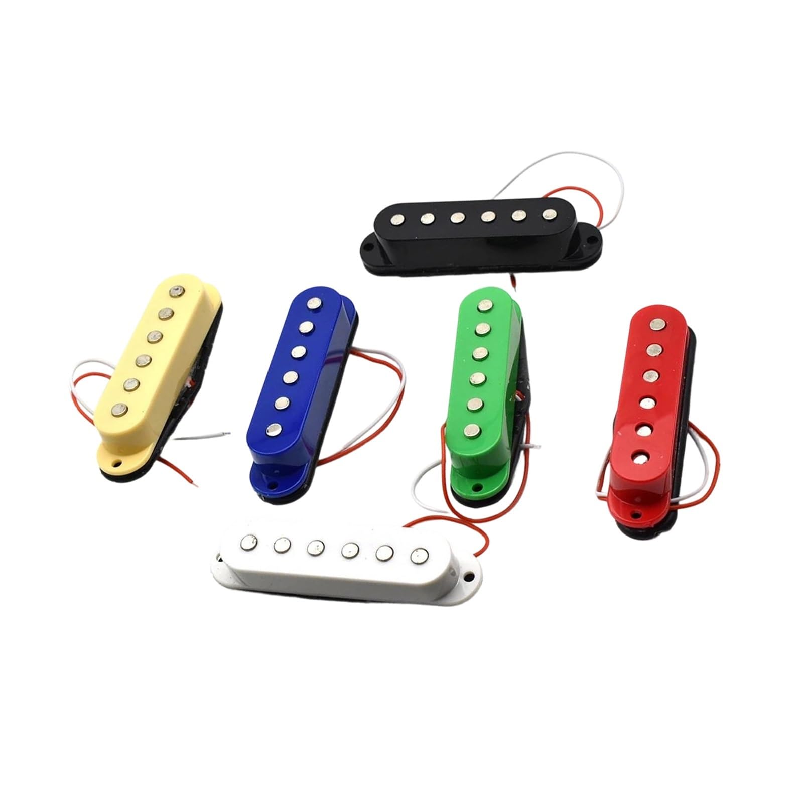Profesjonalne przetworniki do gitary akustycznej, profesjonalne akcesoria do elektrycznych gitar akustycznych, przetworniki z pojedynczą cewką, centralna szyja/pozycja mostka, 48 mm, czarne