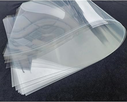 BANLTRE 5 Pack 24 "x 36" 10mil / 0.25mm ورقة استنسل سميكة شفافة للقطع ، صفائح بلاستيكية مصنوعة 24 &times; 36 بوصة / 10 مل