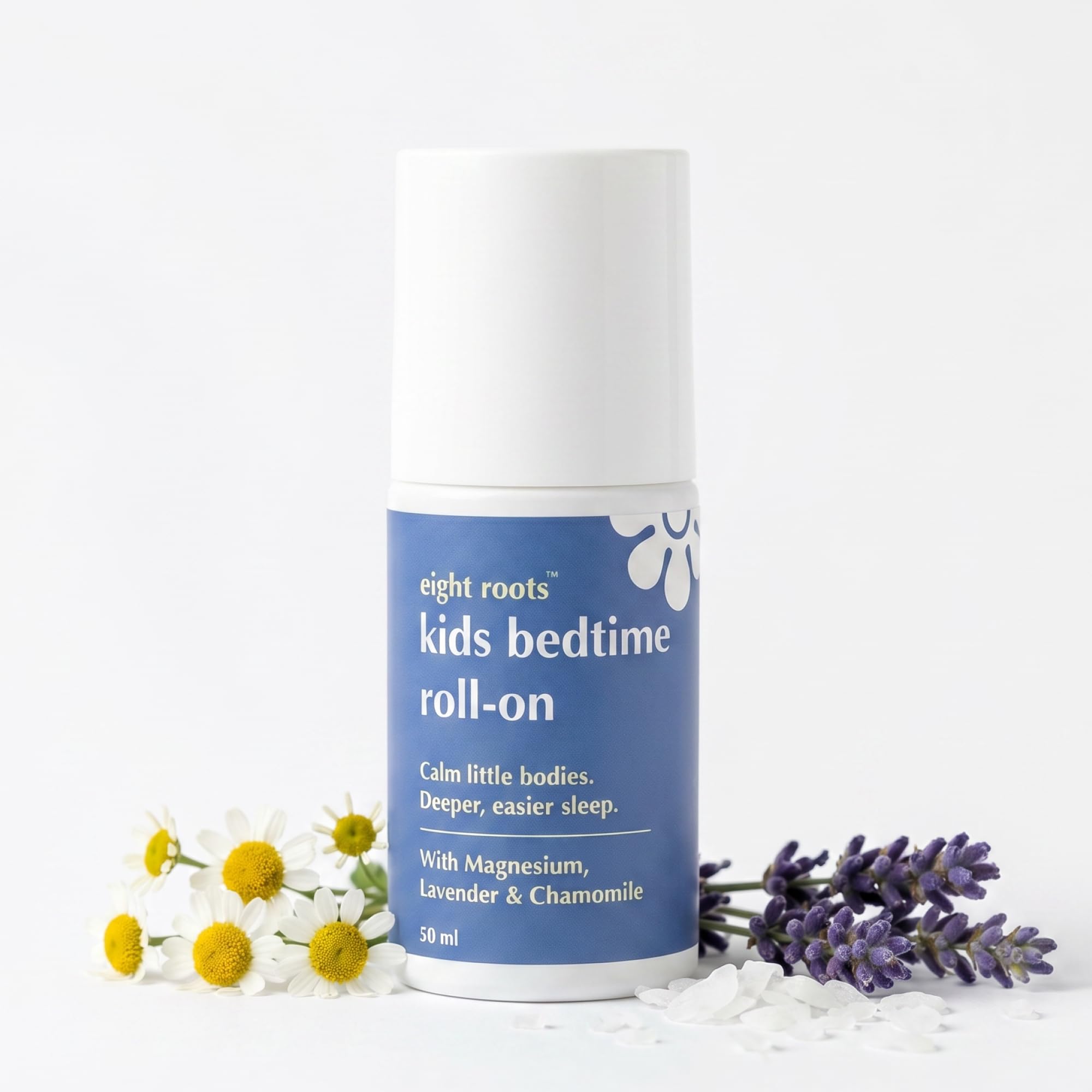 Kids Magnesium Bedtime Roll-on for Sleep & Growing Pains | Safe for Babies & Children 6 Months+ | with Lavender, Chamomile & Shea Butter | 50 g-image-48