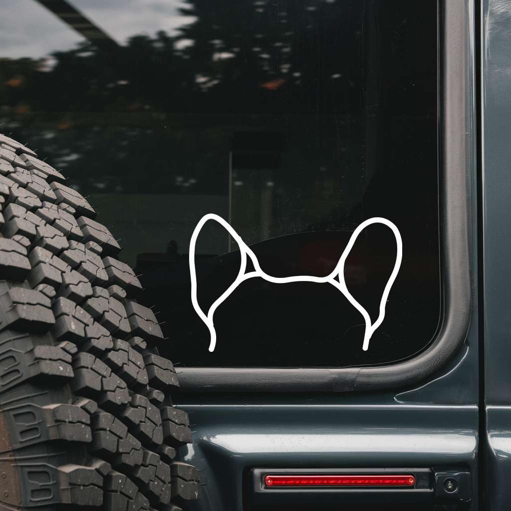 Calcomanía de bulldog francés minimalista para conectar con tu pasión por las mascotas