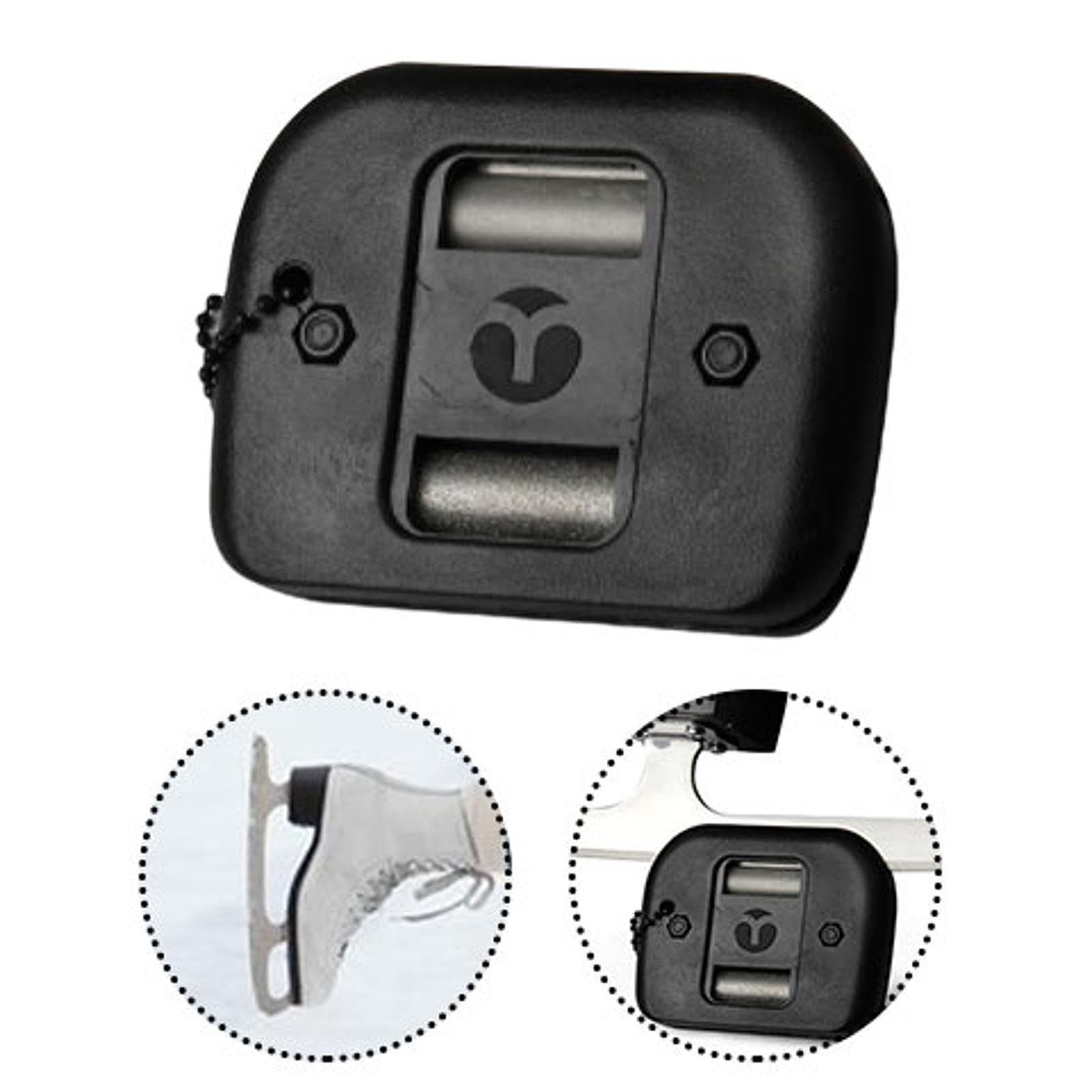 Menolana Ice Skate Edge Blade Sharpener, Accessories Tool Figure Skating Convenient, Sharpening Tool Skate Supply Professional Other Extreme Sports Products, Black