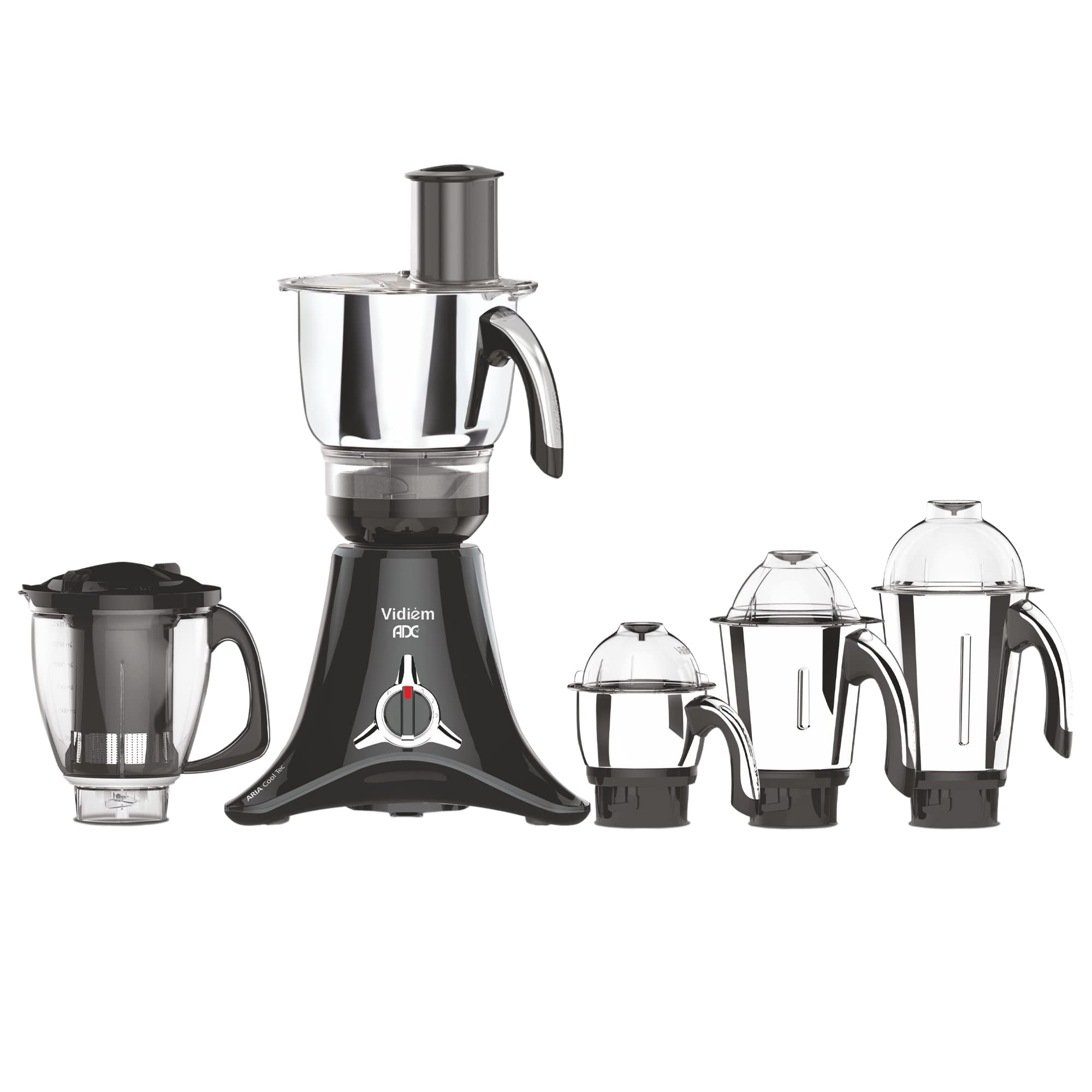 Vidiem Mg 603A Vstar Adc 550 Watts 110 Volts Mixer Grinder For Use In Usa And Canada Only , Black