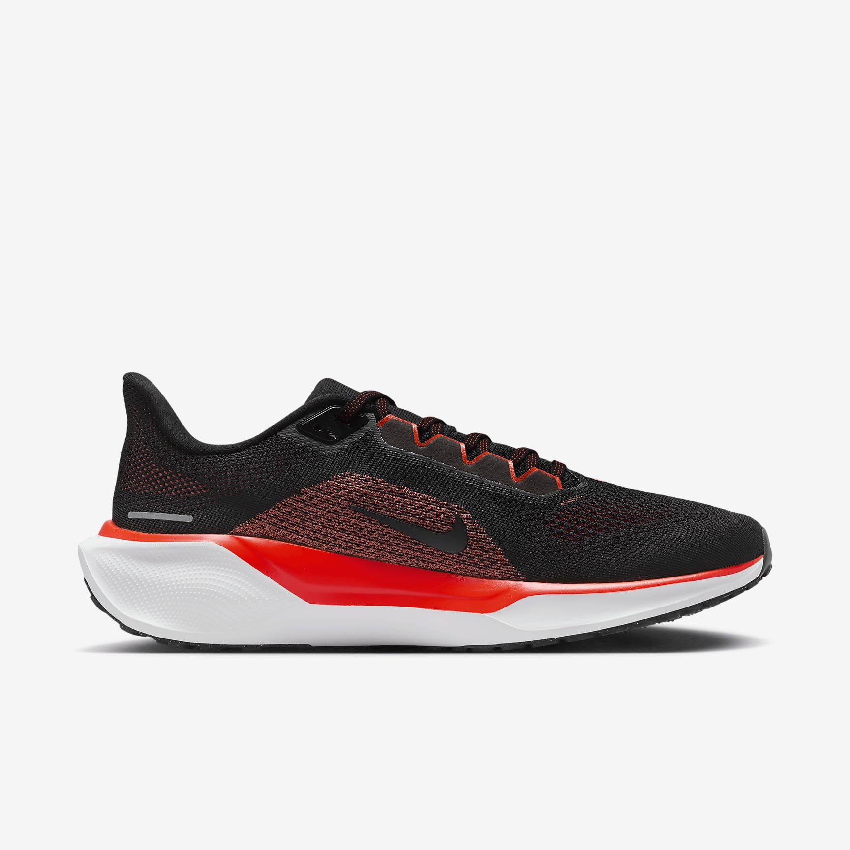 Nike Pegasus 41 Herren Straßenlaufschuhe (FZ5075-001, Black/White/Team Orange/White)