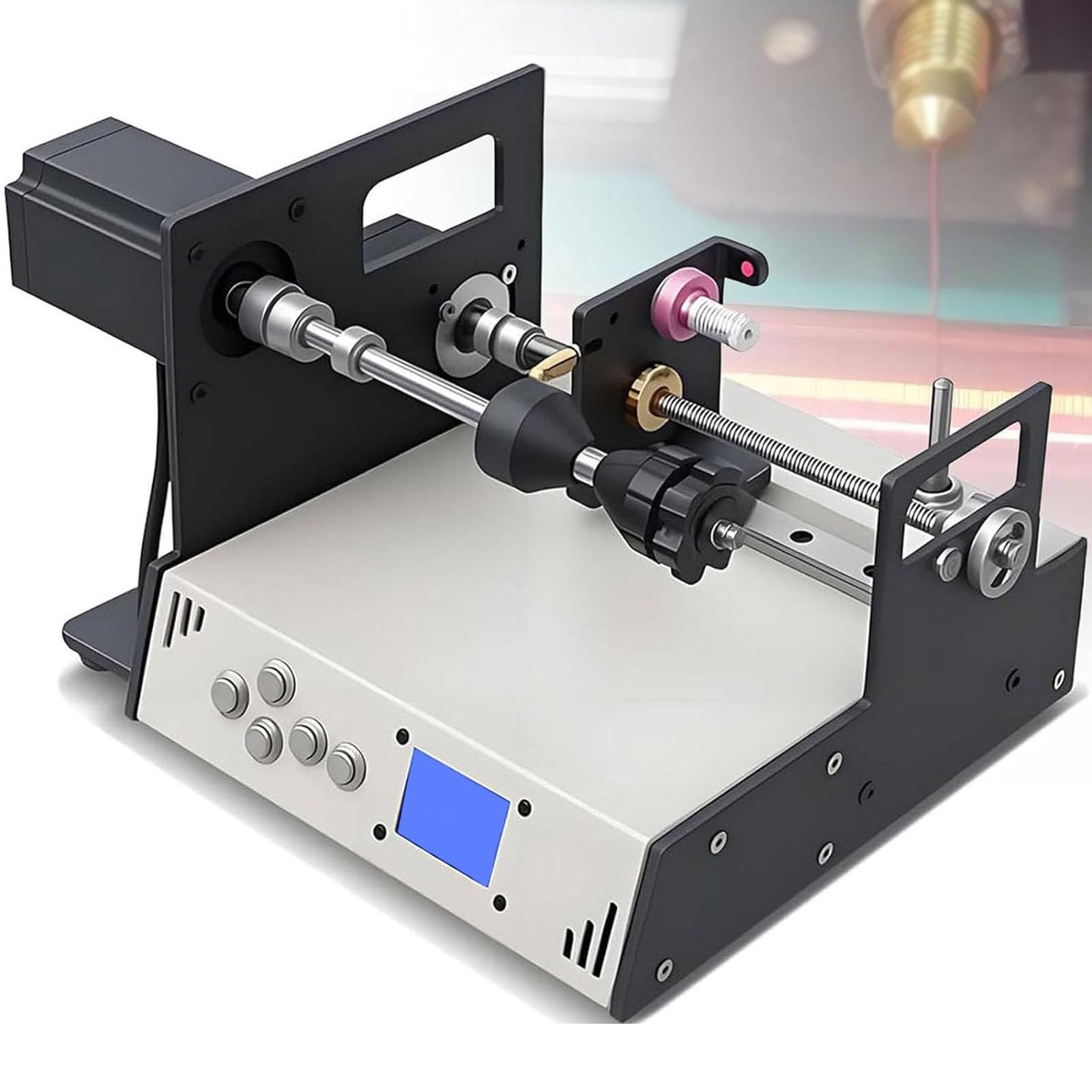 Máquina automática de bobinado de bobina con pantalla digital y alineación automática de cables para una producción eficiente de transformadores
