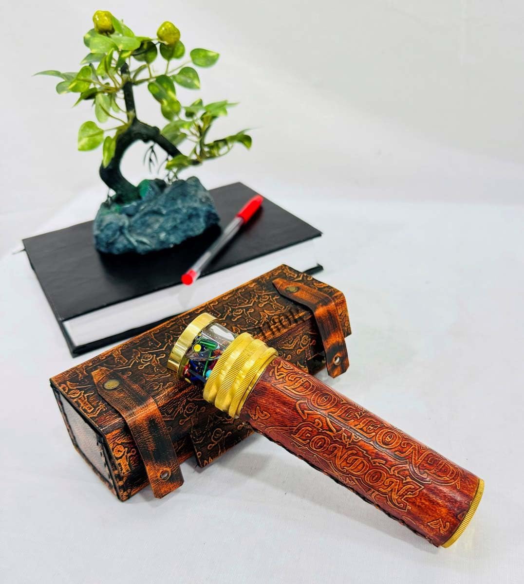 THOR INSTRUMENTS Dolland London Handmade Kaleidoscope Brass Kaleidoscope Educational Vintage Collection | Birthday | Any Occasion Gift for Kids