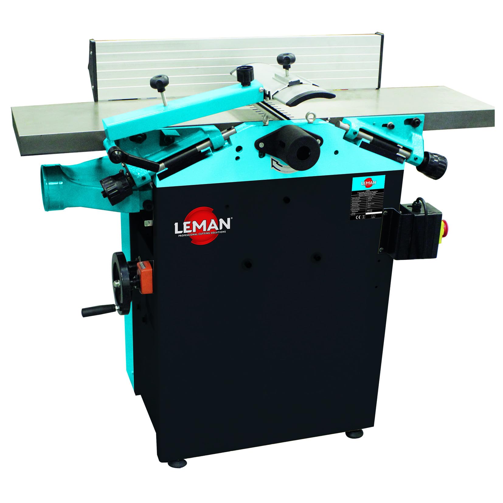 Leman RAD250, raboteuse/dégauchisseuse 250 mm, acier allié,